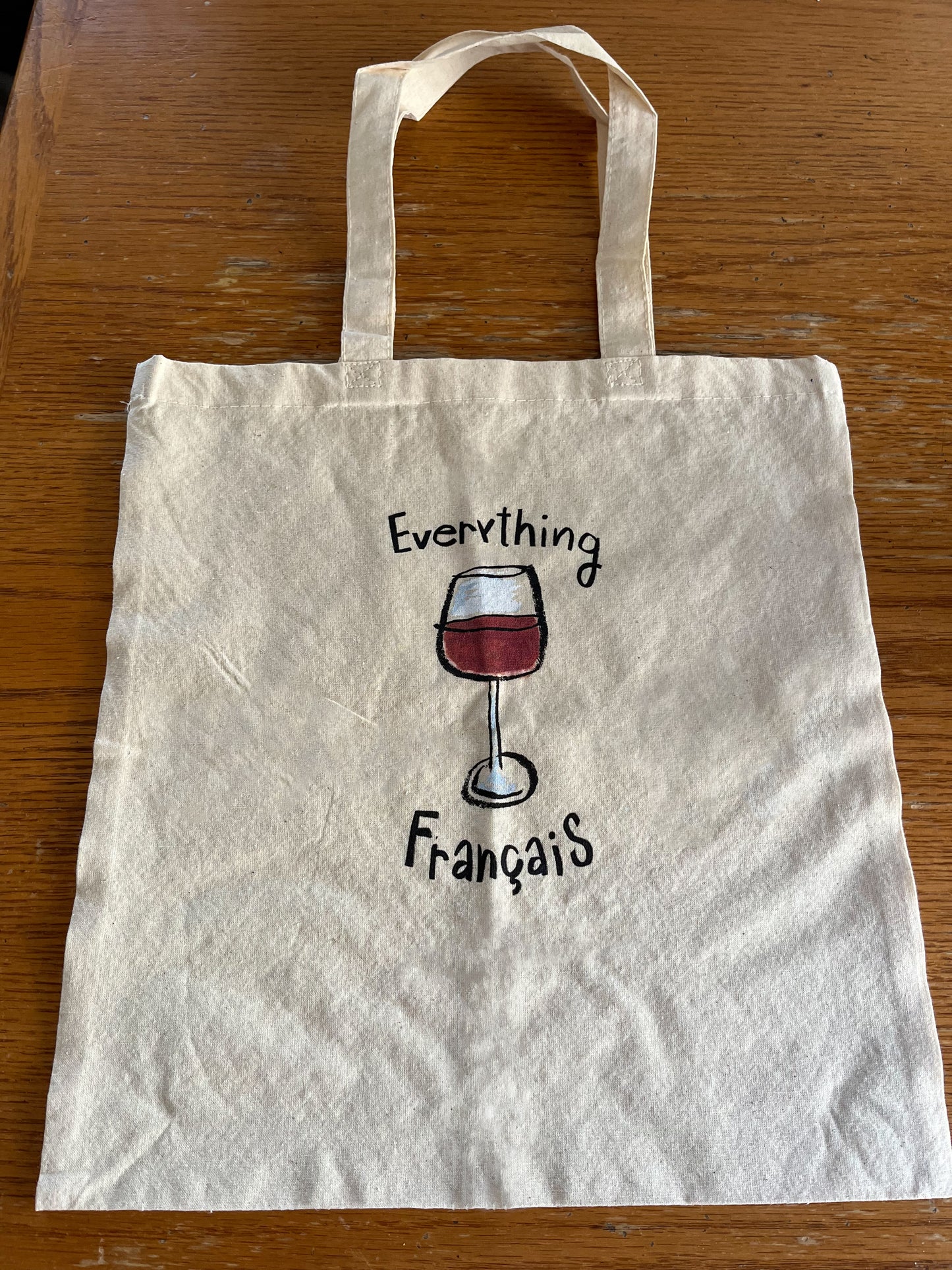 Tote Bag Verre de Vin - Everything Français
