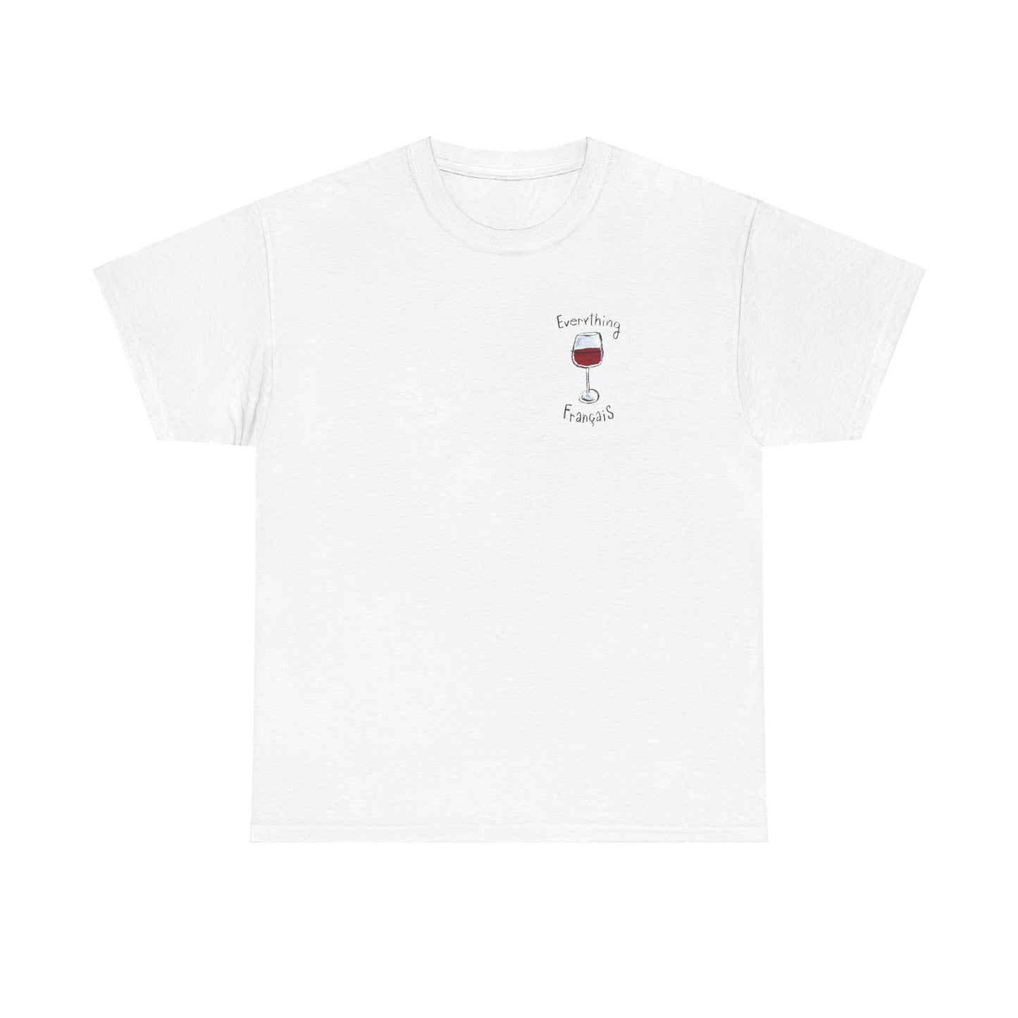 T-Shirt Verre de Vin - Everything Français