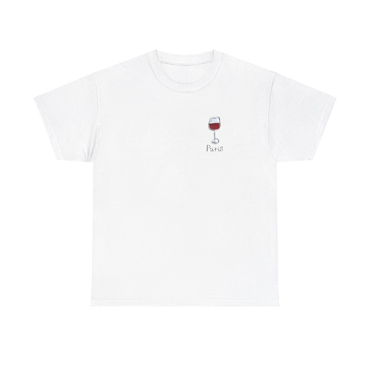 T-Shirt Verre De Vin - Paris