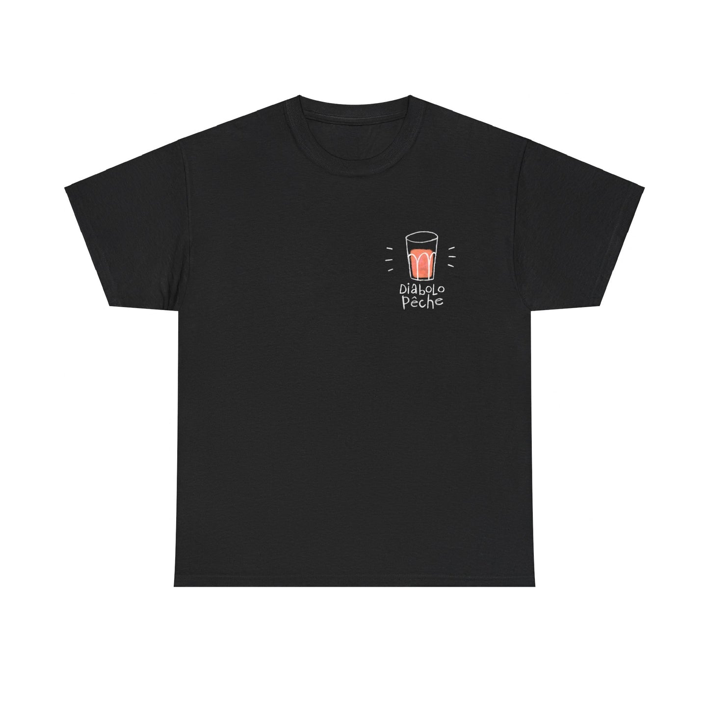 T-Shirt Diabolo Pêche